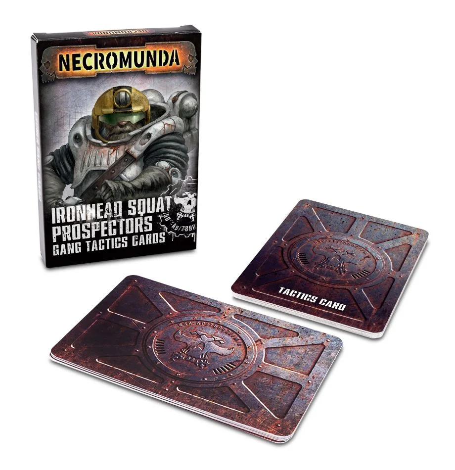 WARHAMAMER NECROMUNDA: IRONHEAD SQUAD PROSPECTOR TACTICS CARDS