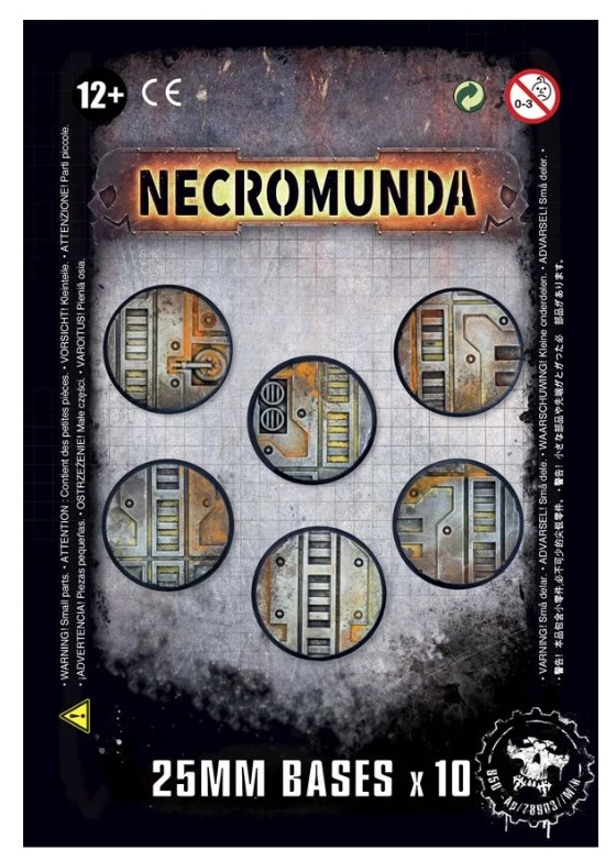 WARHAMMER NECROMUNDA: 25MM BASES
