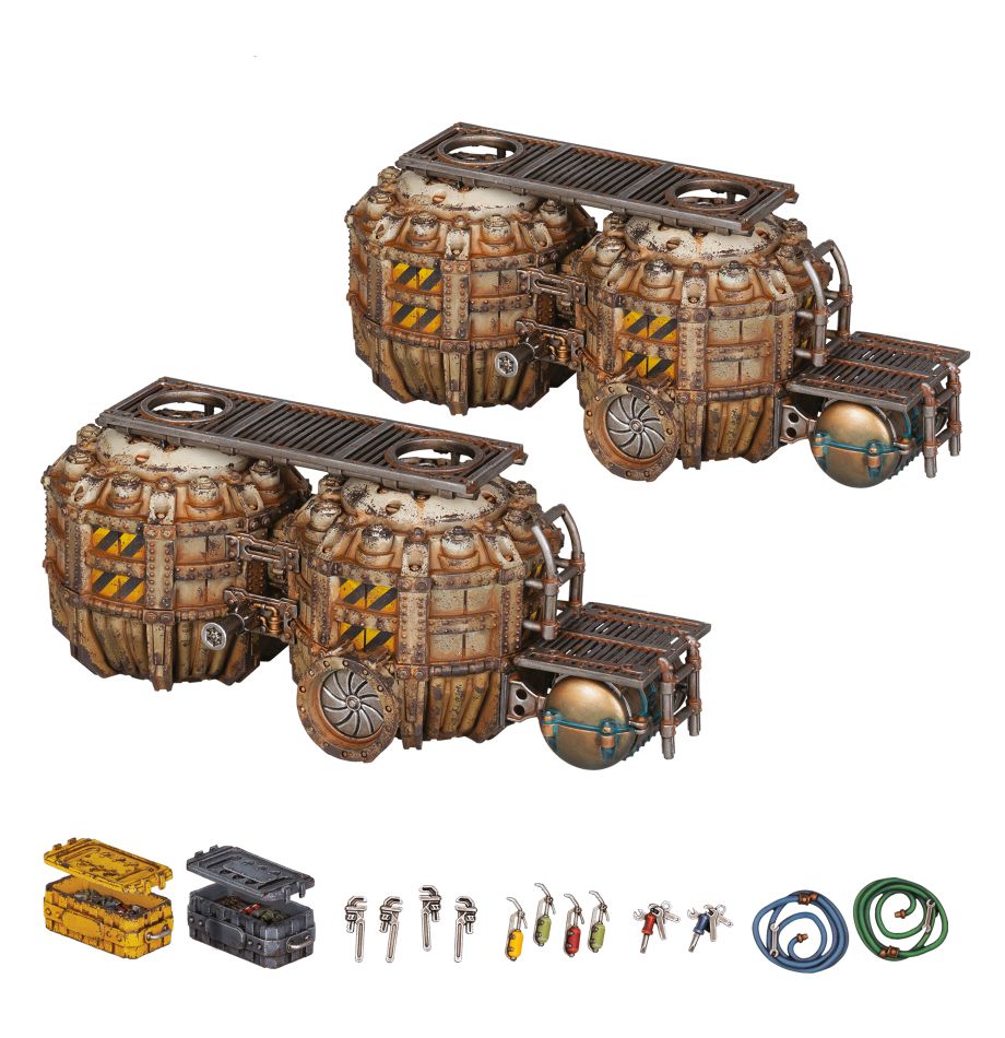 WARHAMMER NECROMUNDA: PROMETHIUM TANKS REFUELLING STATION