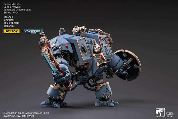 (JOYTOY) Space Marines Space Wolves Venerable Dreadnought Brother Hvor JT2764-1682774969.jpg