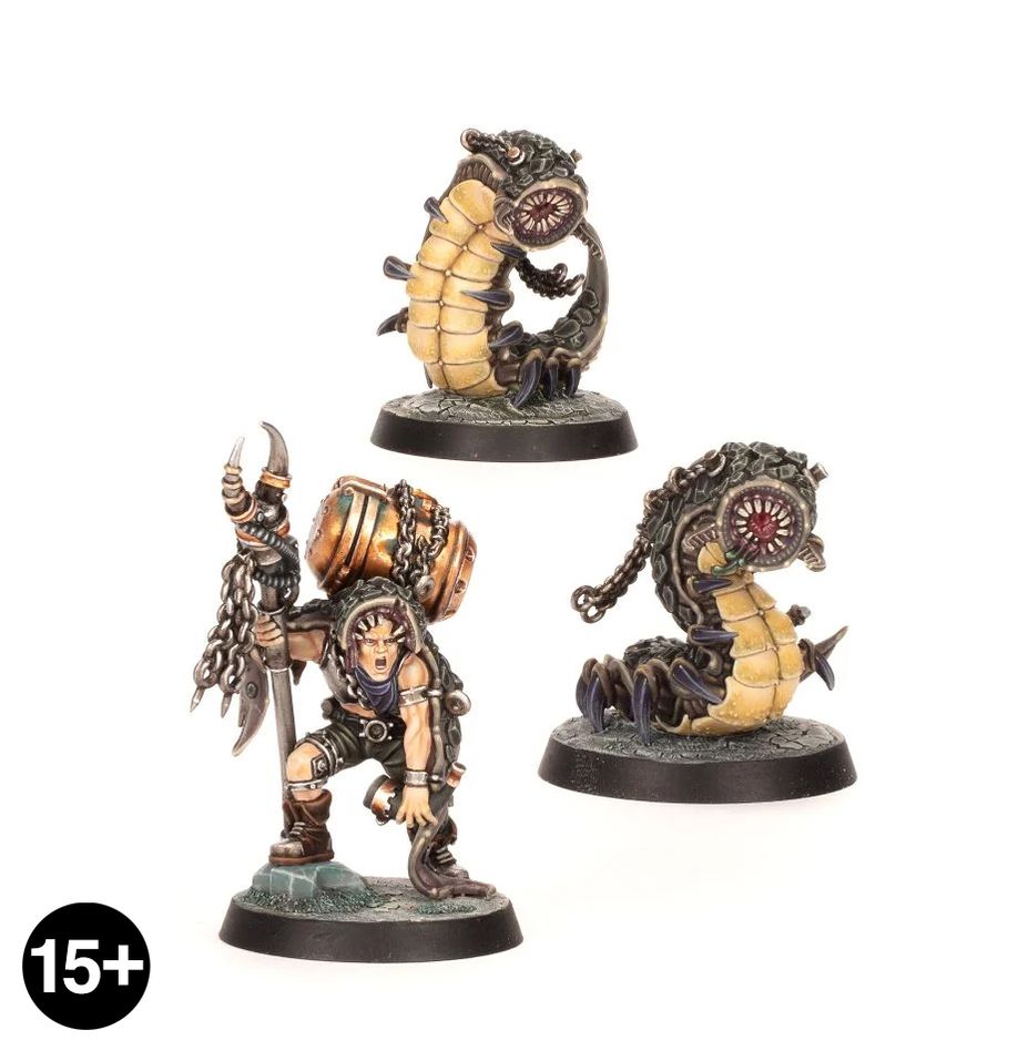 WARHAMMER NECROMUNDA: OUTLAND BEASTMASTER WITH MILLISAURS
