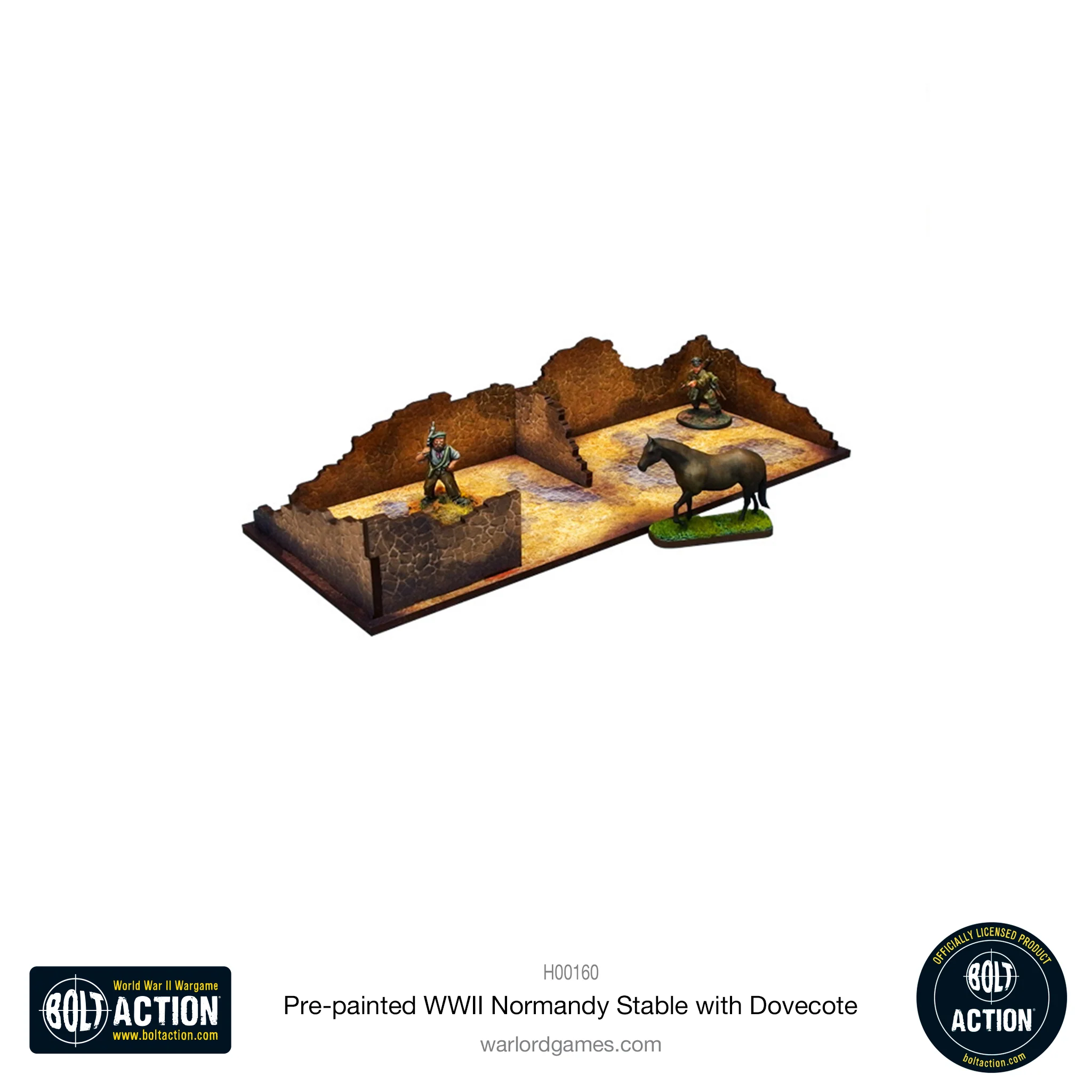 Bolt Action: Pre-Painted WWII Normandy Stable With Dovecote-1711116376-gBwmv.webp