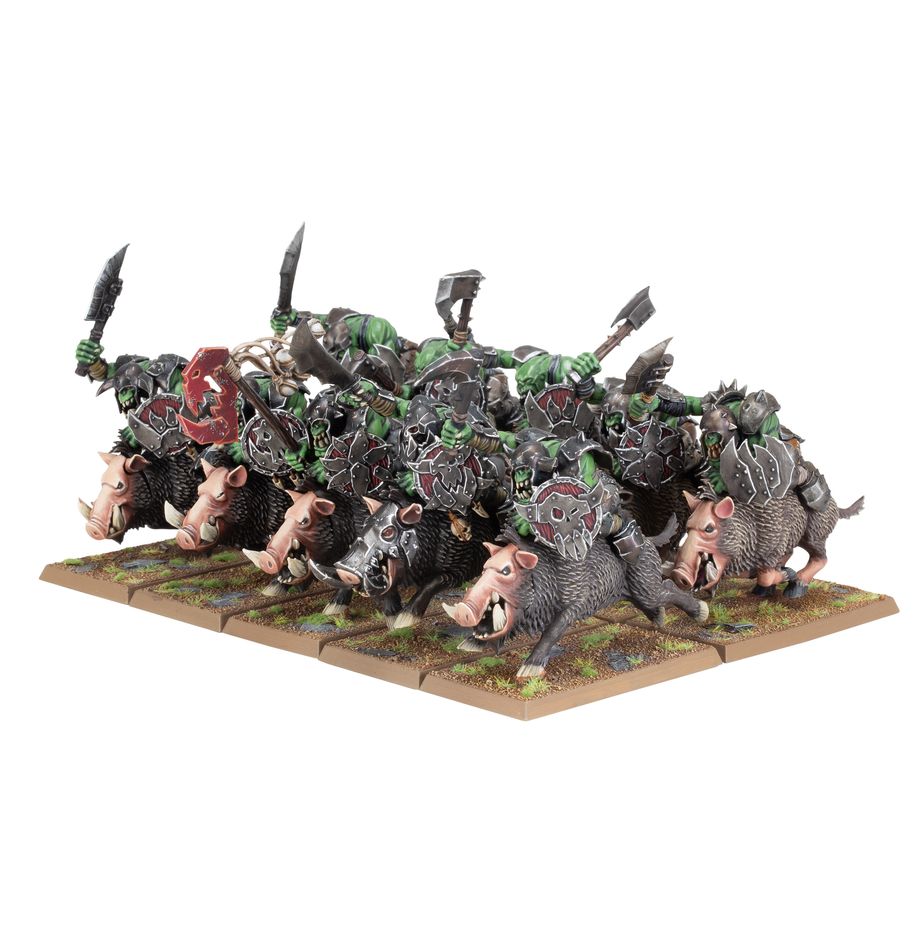 WARHAMMER THE OLD WORLD ORC & GOBLIN TRIBES: ORC BOAR BOYZ MOB-1713779709-Izxei.jpg