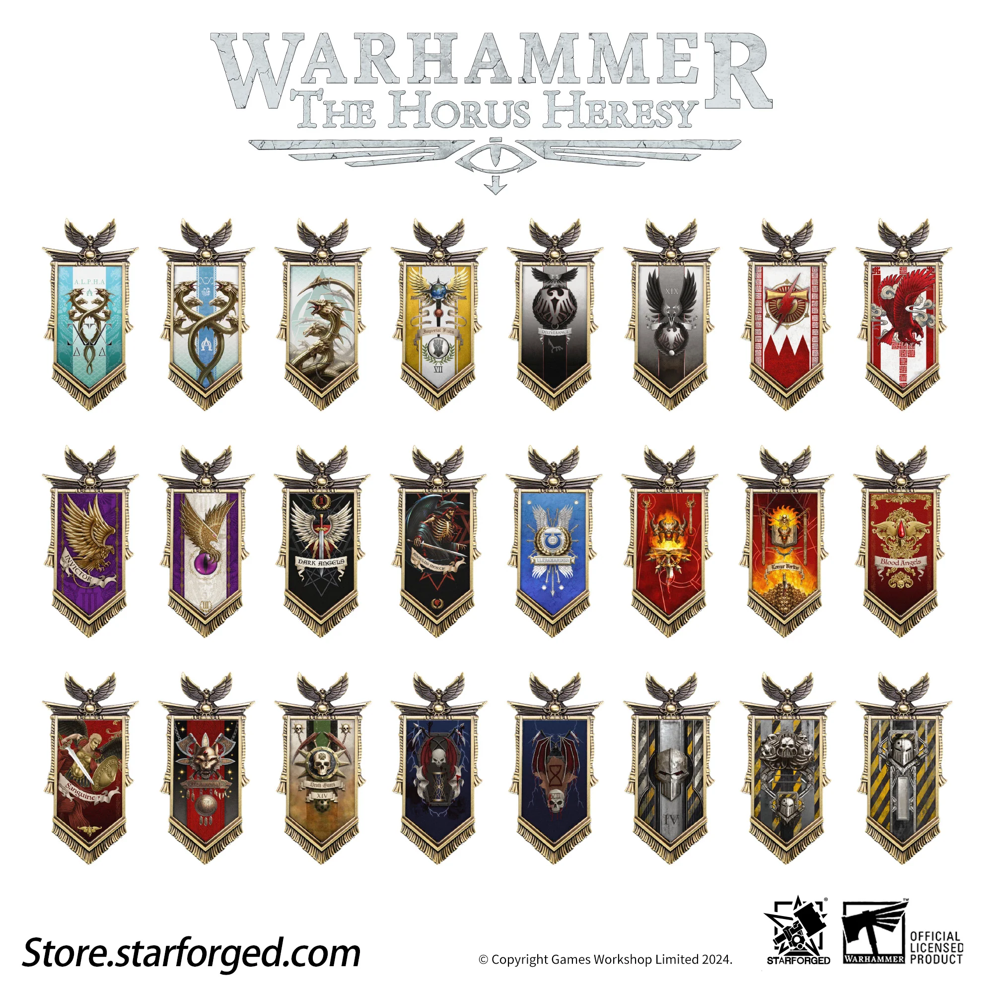 (STARFORGED) The Horus Heresy Legion Banner Magnet: World Bearers 2-1738390799-eV13E.webp